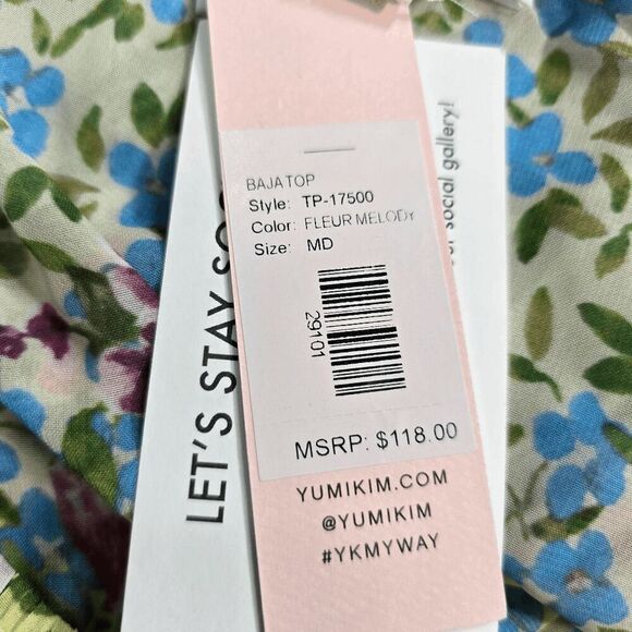 Yumi Kim Yellow Fleur Melody Baja Top Medium - Picture 7 of 7